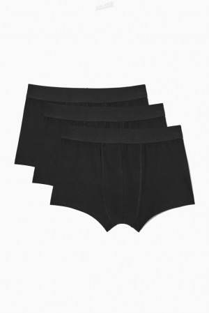 Black COS 3-Pack Jersey Boxer Briefs | ZY89-A6DF