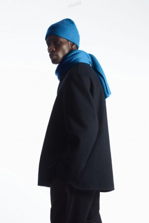 Black COS Cashmere-Blend Scarf | HV12-W4PM