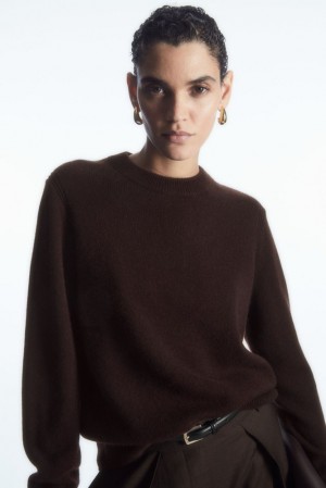 Black COS Pure Cashmere Sweater | CO43-D5SV