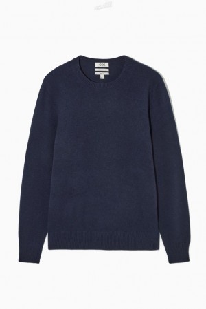 Navy COS Pure Cashmere Jumper | FW55-Y8TD