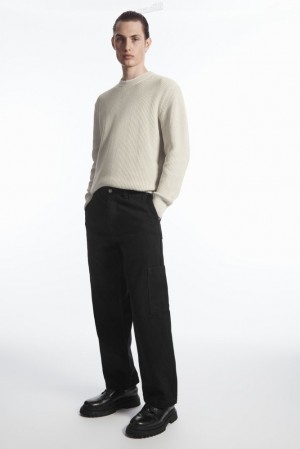 Stone COS Stone-Washed Knitted Jumper | XW44-C9IQ