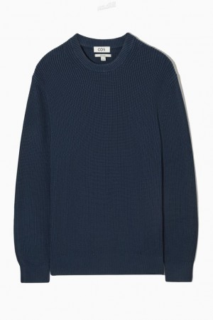 Stone COS Stone-Washed Knitted Sweater | XC07-A0QO