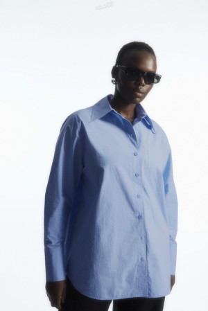 White COS Oversized Tailored Shirt | MB74-M5MQ