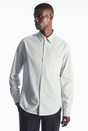 White COS Patch-Pocket Shirt - Regular | TG82-H3EN