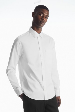 White COS Patch-Pocket Shirt - Regular | TL67-O4DK