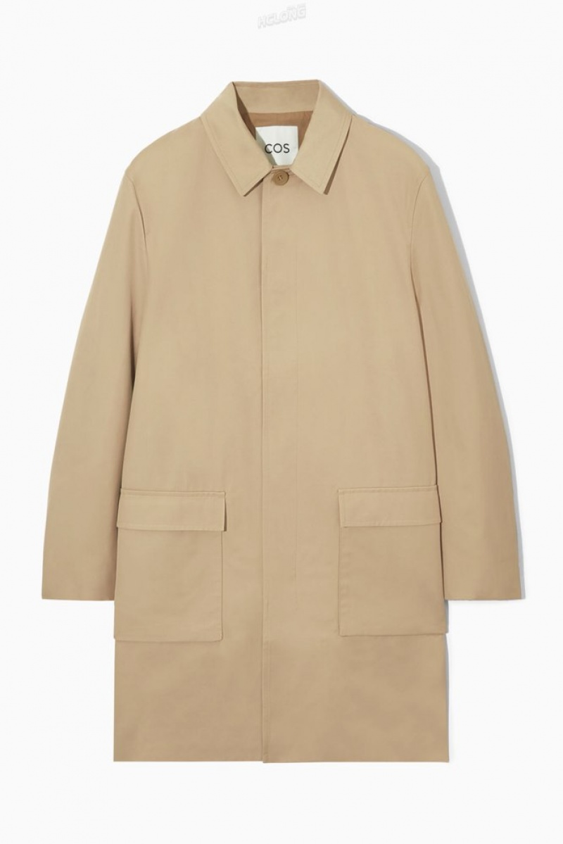 Beige COS Utility Car Coat | UE65-O7WA