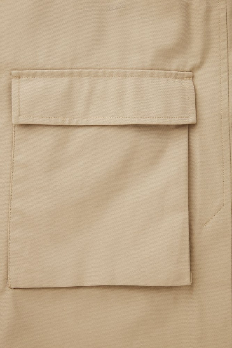 Beige COS Utility Car Coat | UE65-O7WA