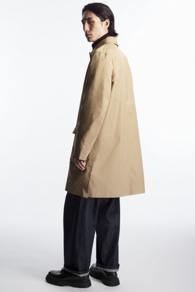 Beige COS Utility Car Coat | UE65-O7WA