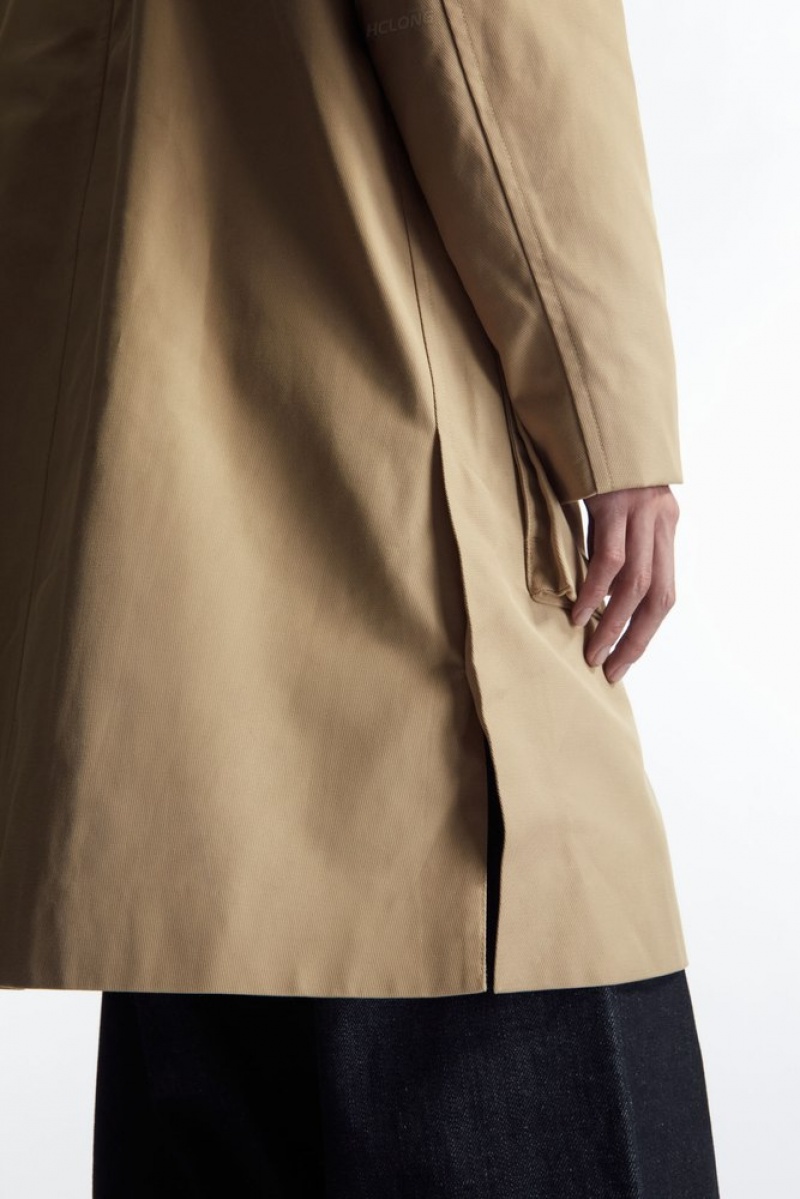 Beige COS Utility Car Coat | UE65-O7WA