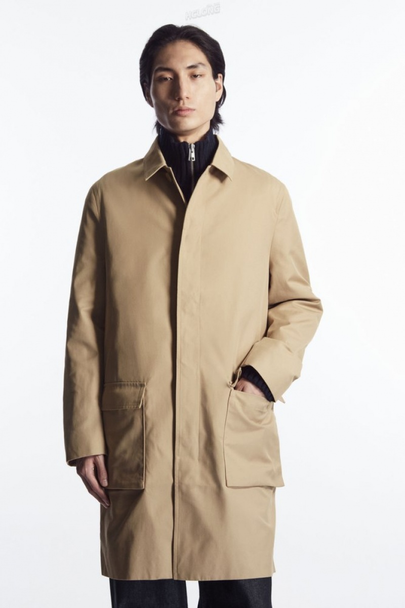 Beige COS Utility Car Coat | UE65-O7WA