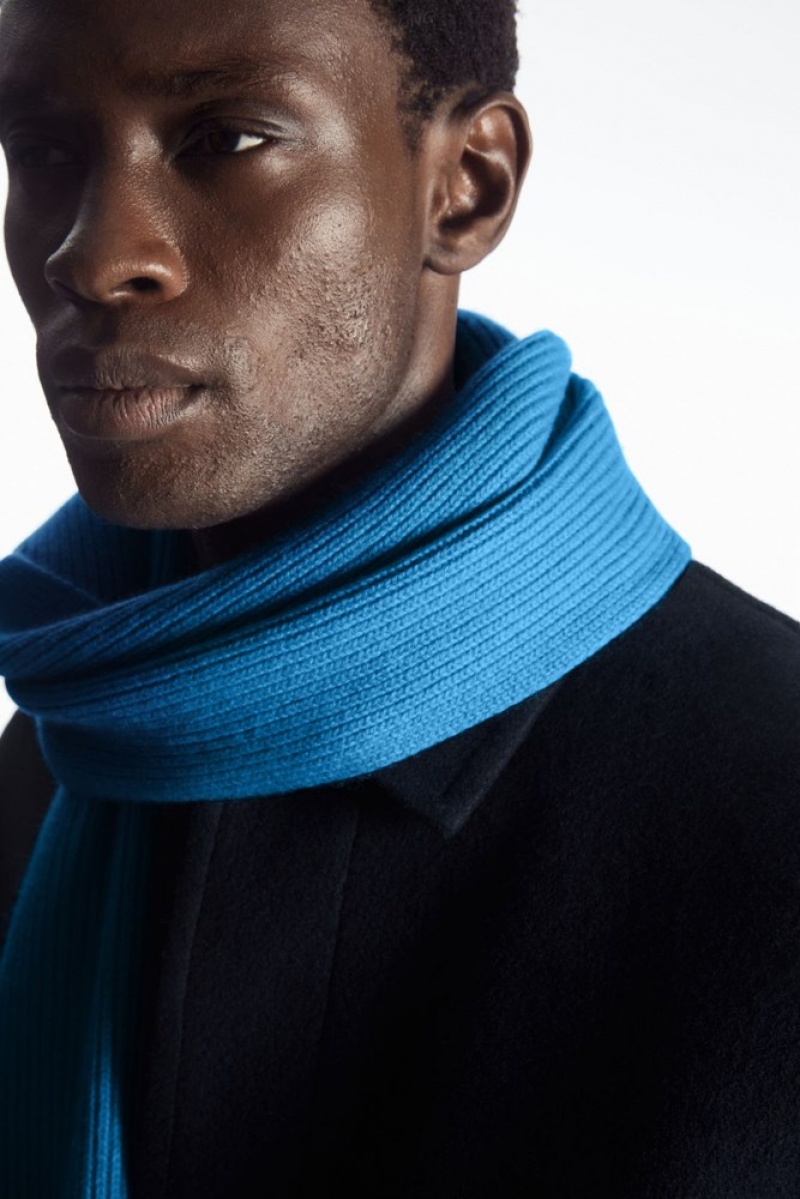 Black COS Cashmere-Blend Scarf | HV12-W4PM