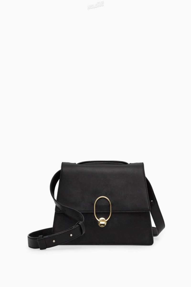 Black COS Mini Embellished Crossbody Bag | HS46-N2RG