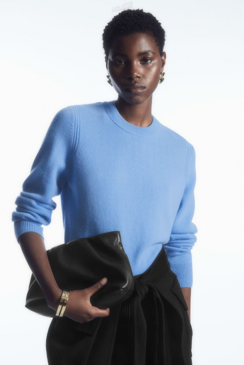 Black COS Pure Cashmere Sweater | LJ80-T8CG