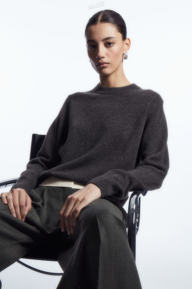 Black COS Pure Cashmere Sweater | LS35-T2MU