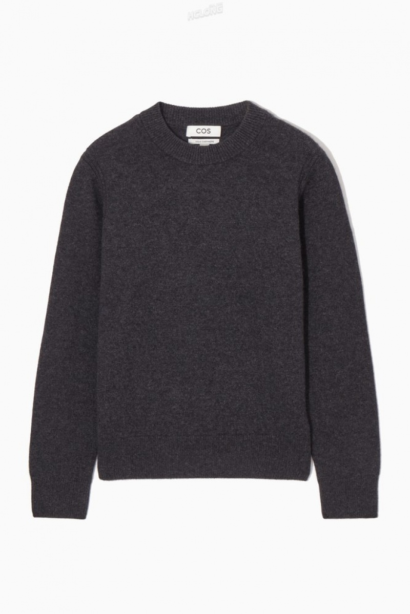 Black COS Pure Cashmere Sweater | LS35-T2MU