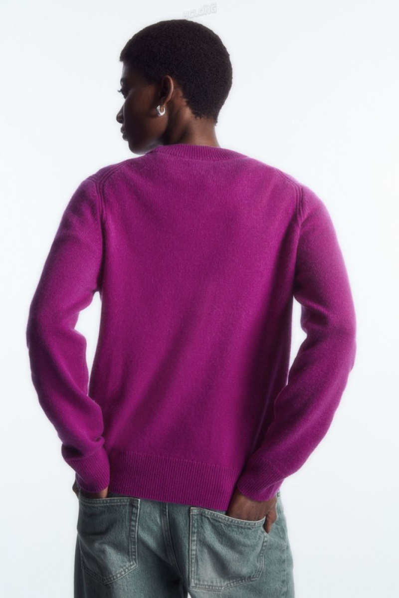 Black COS Pure Cashmere Sweater | XX12-D5OW