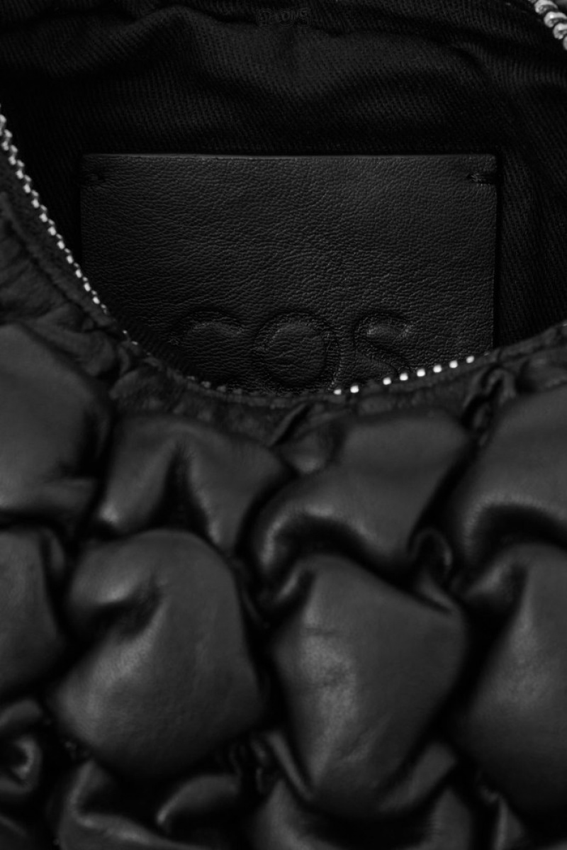 Black COS Quilted Micro Bag - Leather | IL00-P0UU