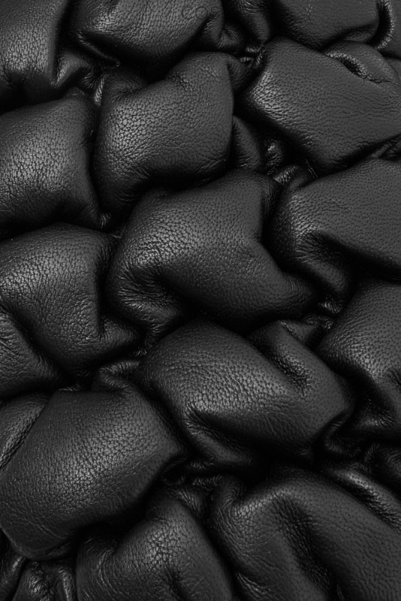 Black COS Quilted Micro Bag - Leather | IL00-P0UU