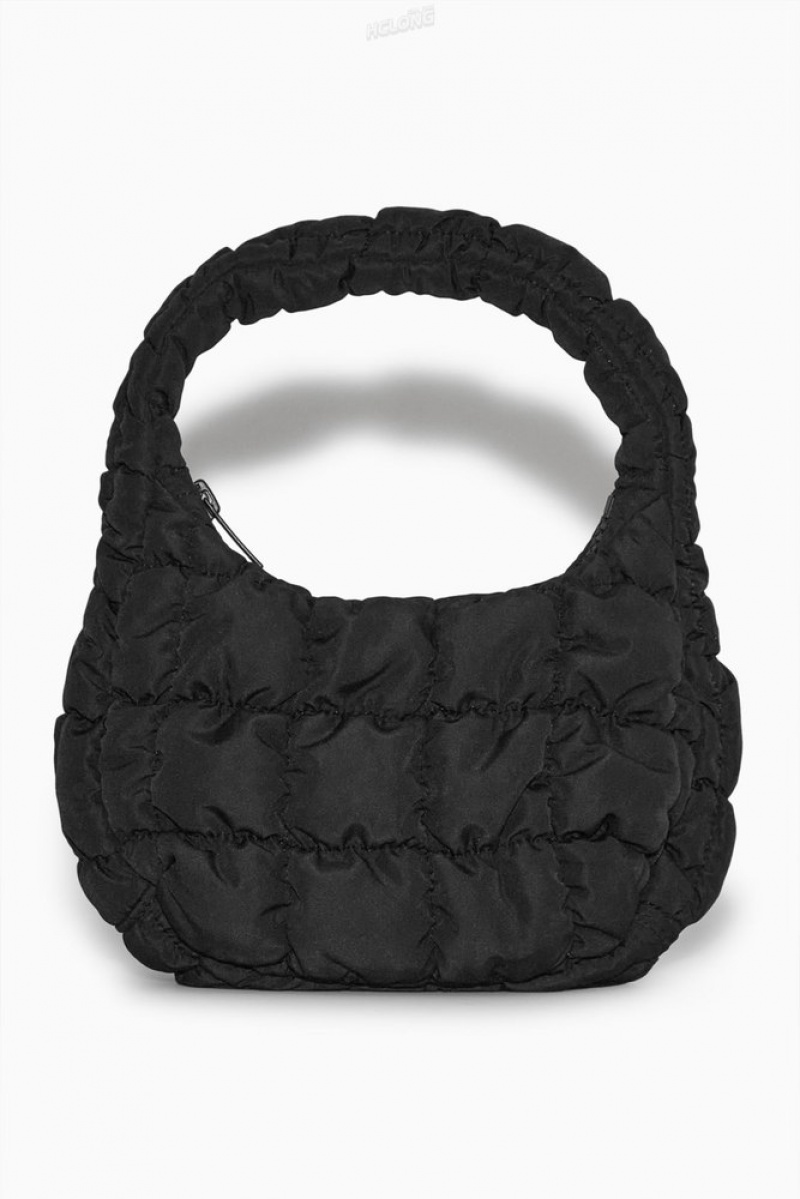 Black COS Quilted Micro Bag | RY05-I0AT