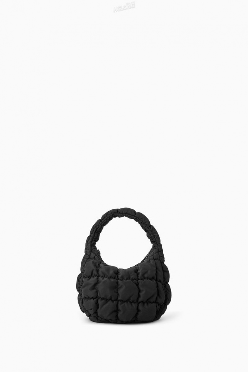 Black COS Quilted Micro Bag | RY05-I0AT