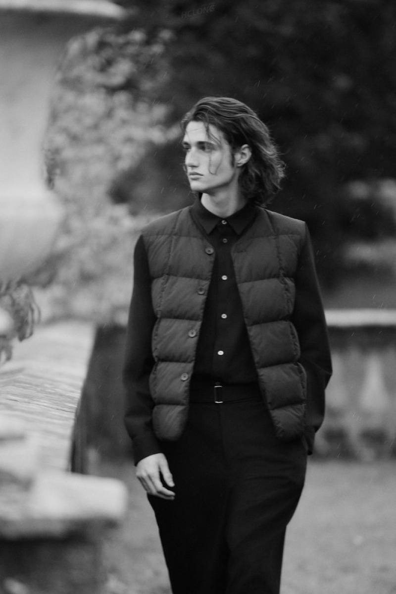 Black COS Quilted Padded Liner Gilet | WV61-U8FJ