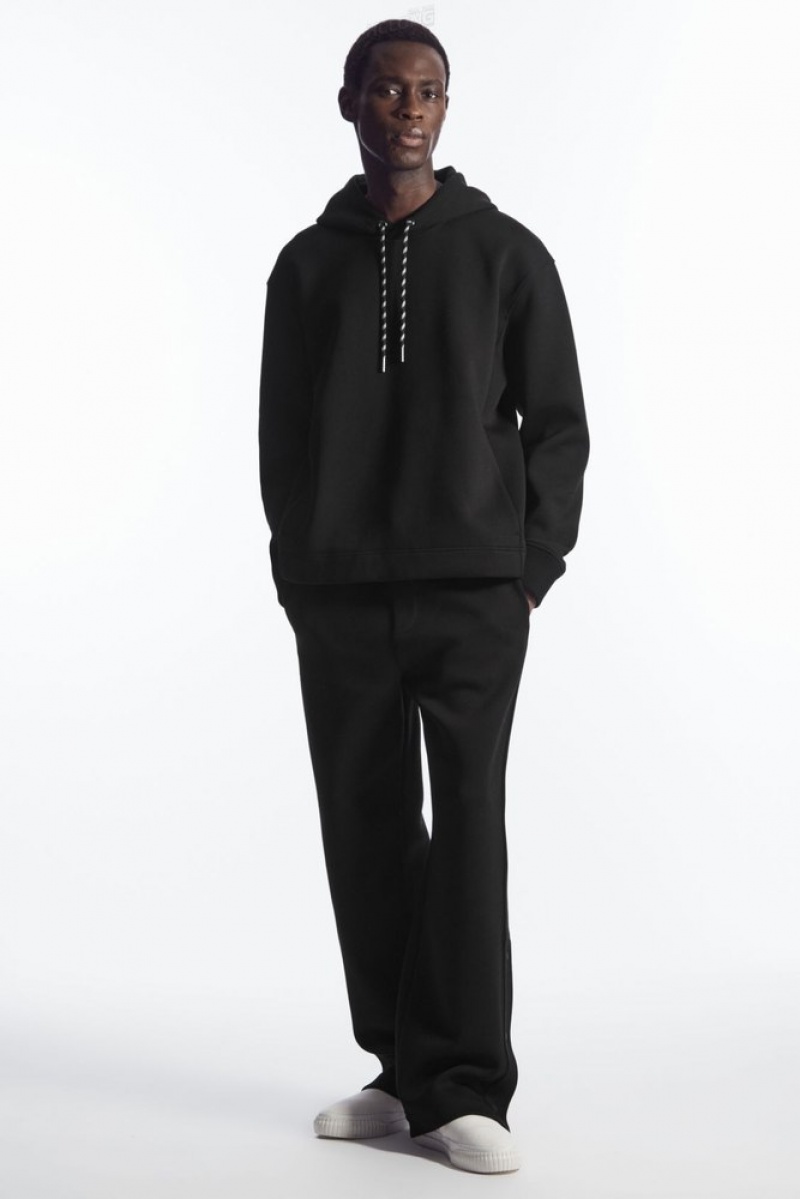 Black COS Relaxed Scuba Joggers | XX32-S0ZP