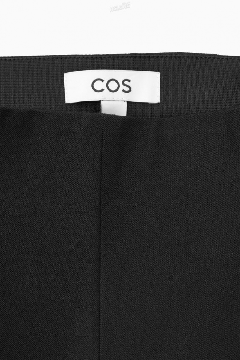 Black COS Slim-Fit Tailored Pants | KF97-A1US