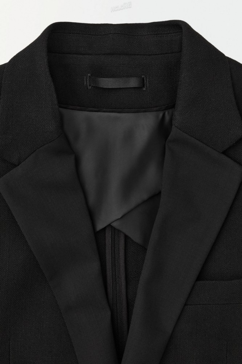 Black COS The Tuxedo Jacket | JX74-U6BZ