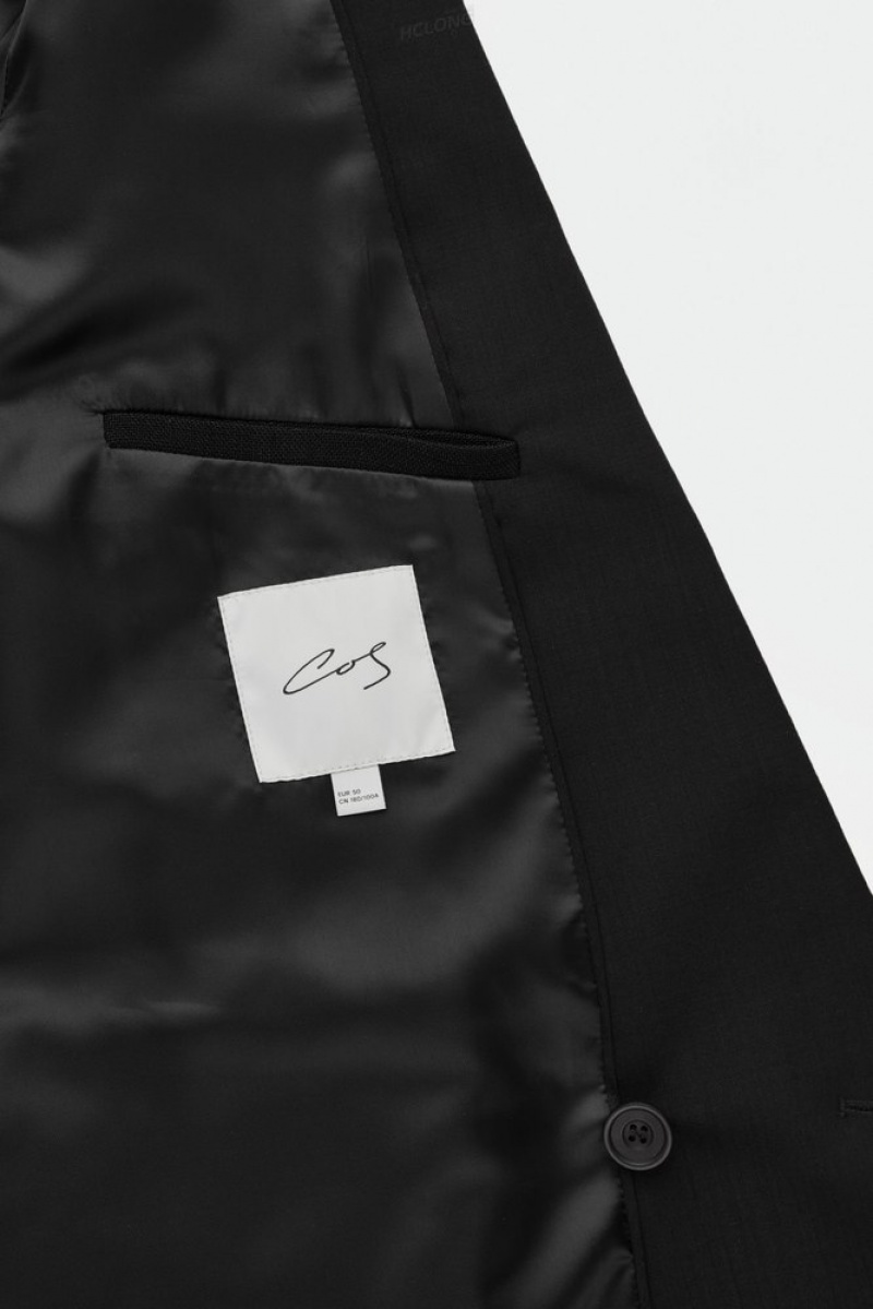 Black COS The Tuxedo Jacket | JX74-U6BZ