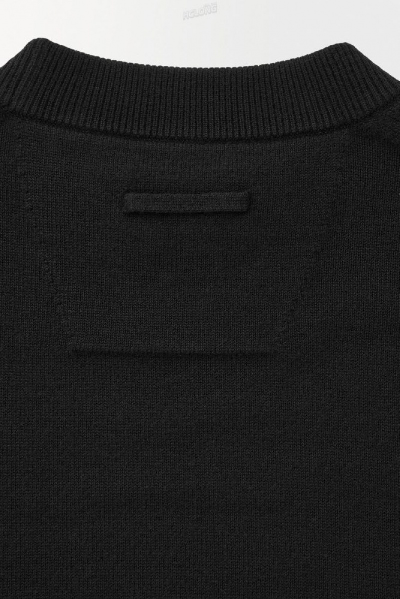 Chalk Beige COS The Essential Cashmere Sweater | OV09-A5HF