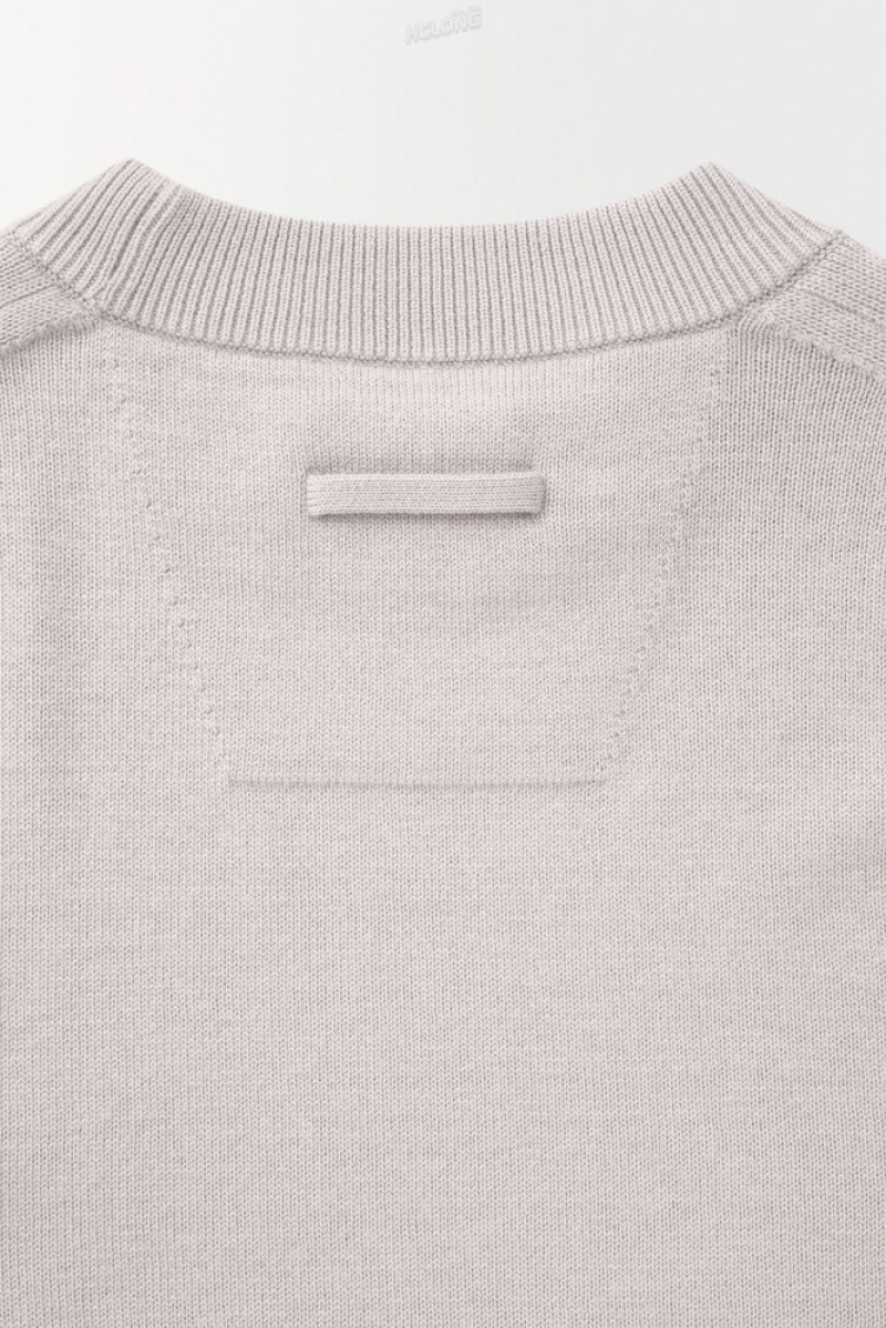 Chalk Beige COS The Essential Cashmere Sweater | HV54-X9YR