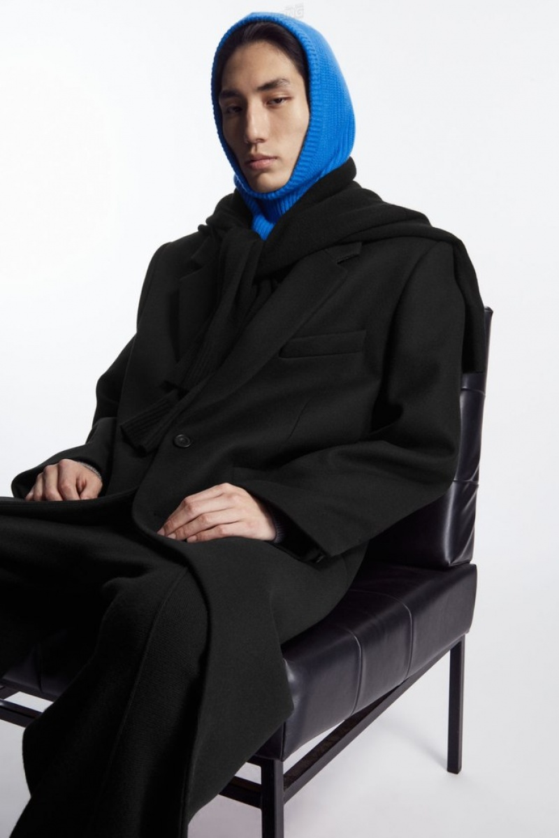 Charcoal / Melange COS Cashmere Balaclava | TZ48-R8ZY