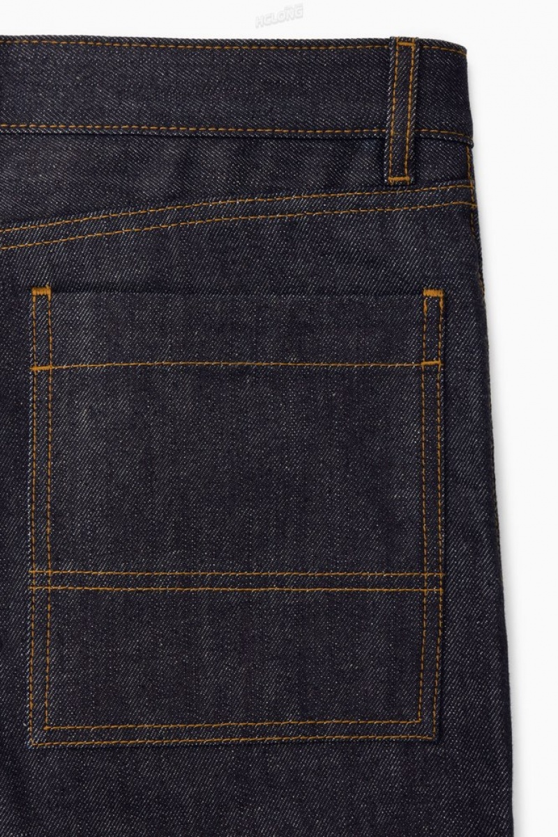 Light Blue COS Signature Jeans - Straight | FI75-G5AJ