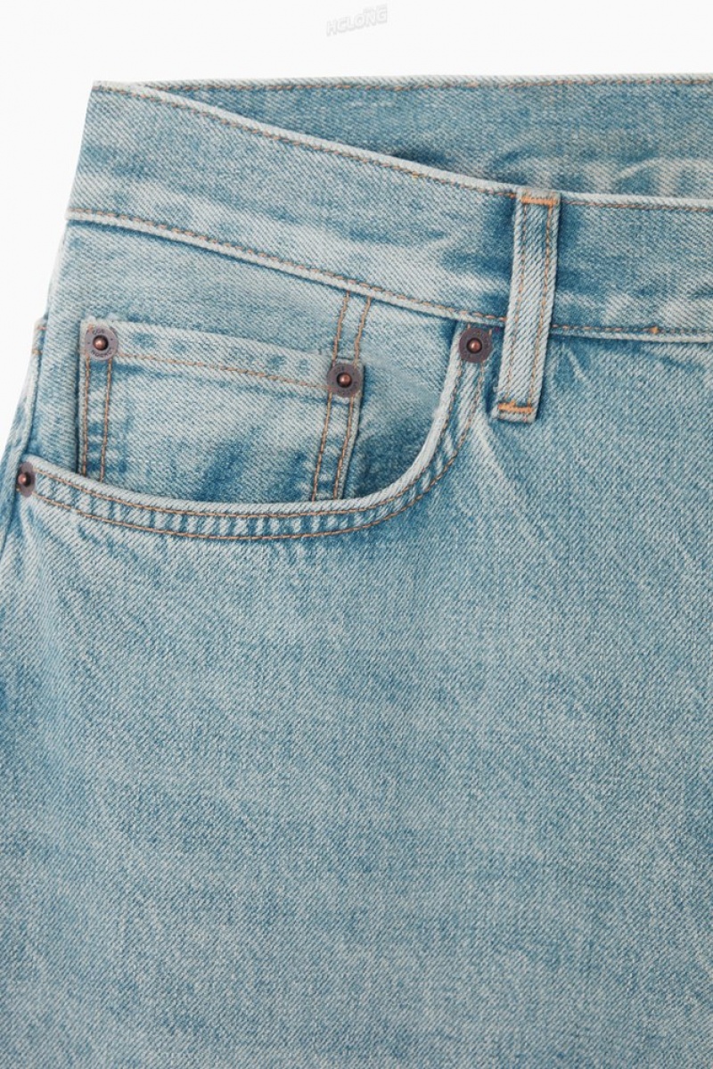 Light Blue COS Volume Jeans - Wide | JE10-H6RP