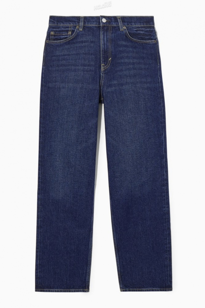 Medium Blue COS Symmetry Jeans - Straight | PV46-Q8EI