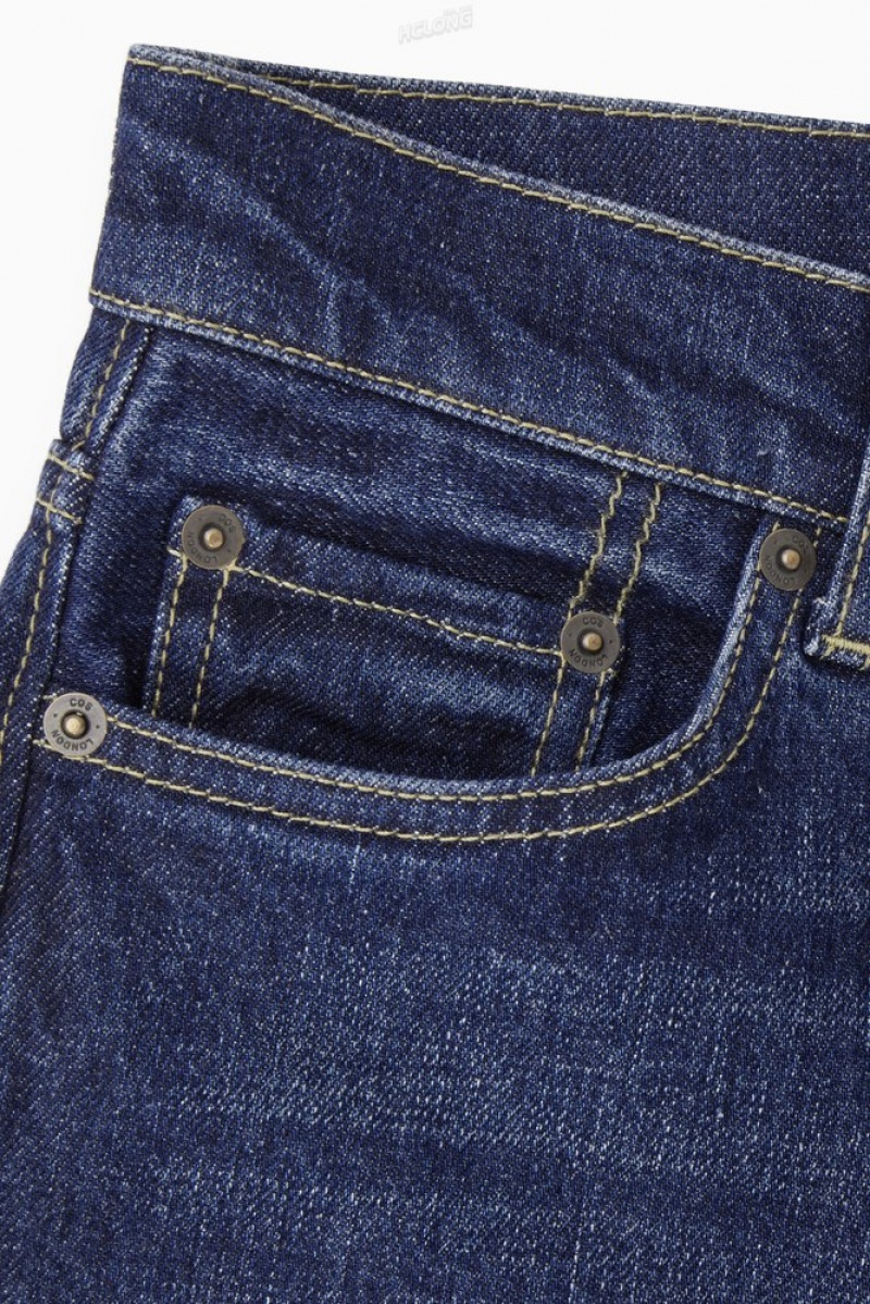 Medium Blue COS Symmetry Jeans - Straight | PV46-Q8EI