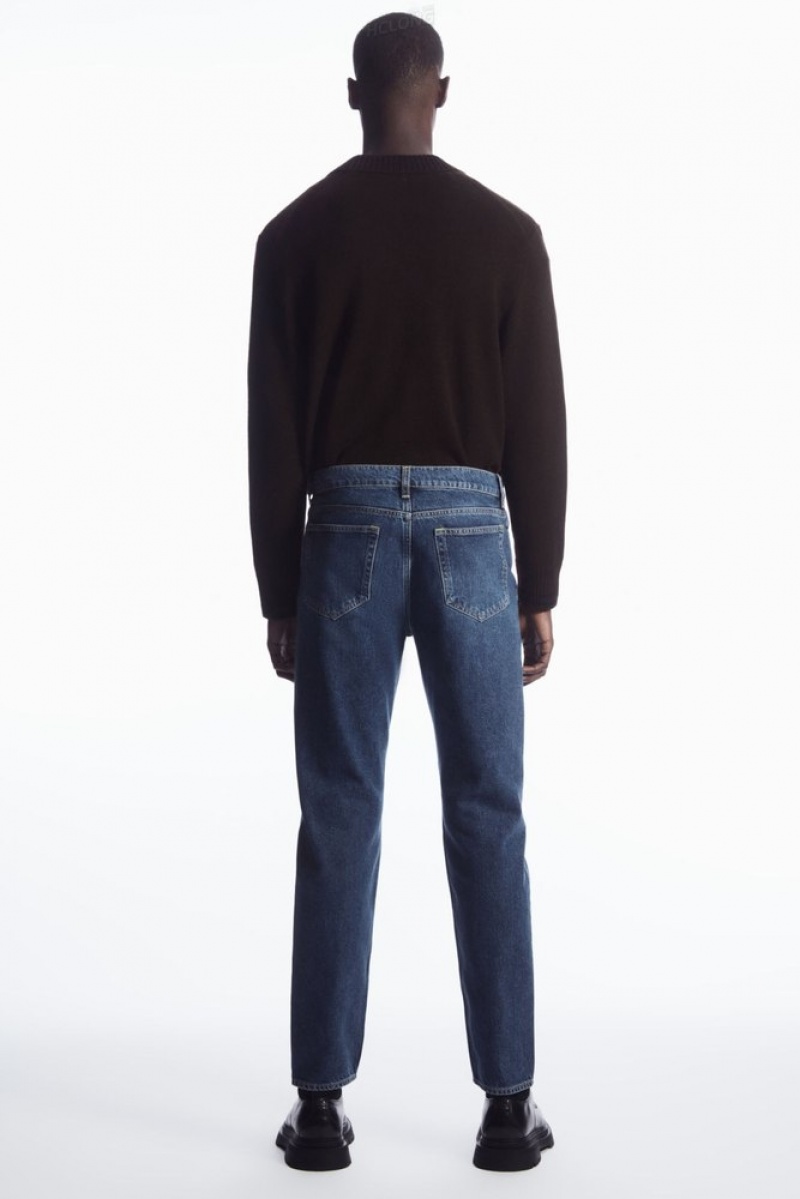 Mid-Blue COS Pillar Jeans - Tapered | OO18-N5AN