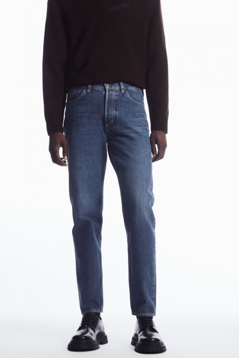 Mid-Blue COS Pillar Jeans - Tapered | OO18-N5AN