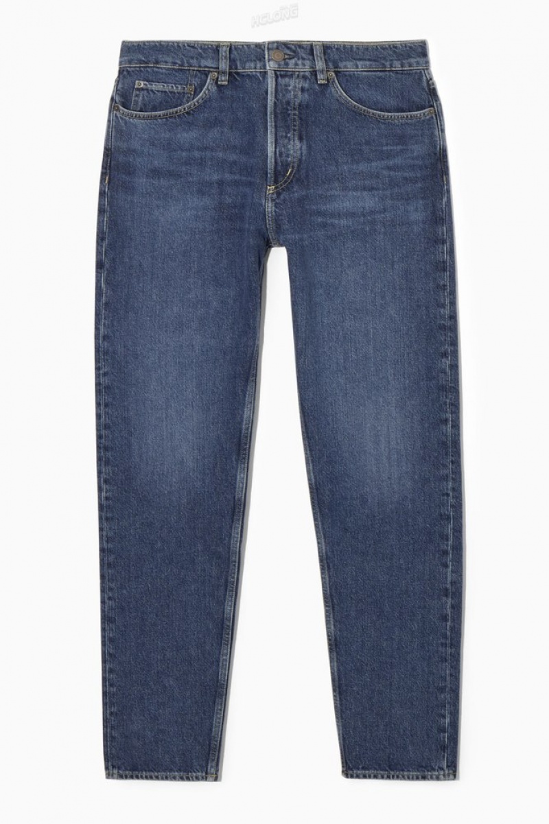 Mid-Blue COS Pillar Jeans - Tapered | OO18-N5AN