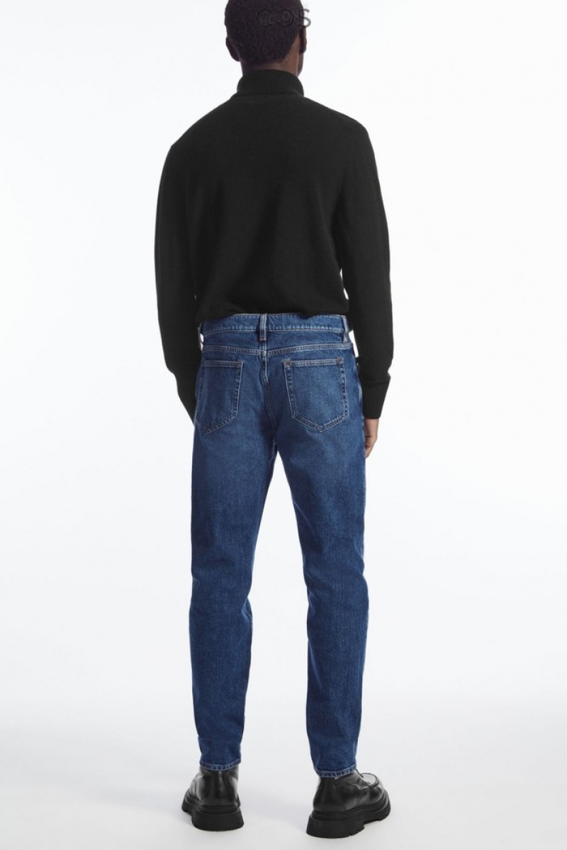 Mid-Blue COS Pillar Jeans - Tapered | SW74-U0PX