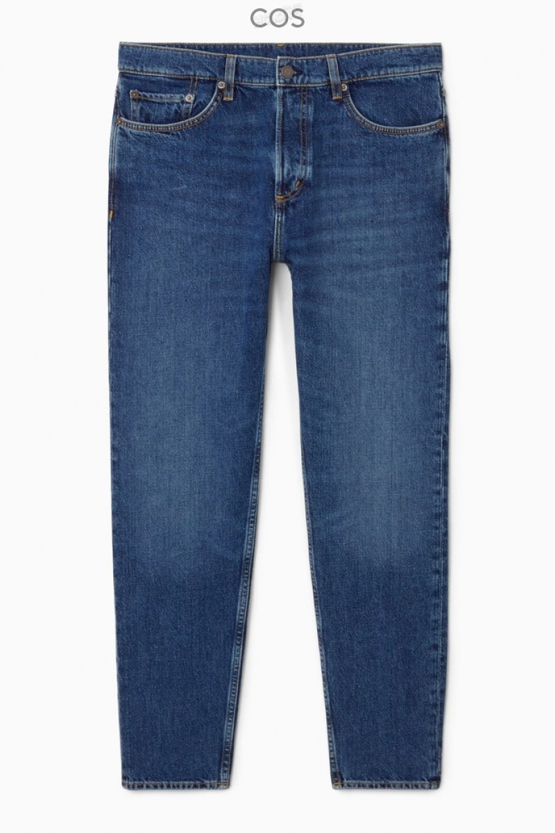 Mid-Blue COS Pillar Jeans - Tapered | SW74-U0PX