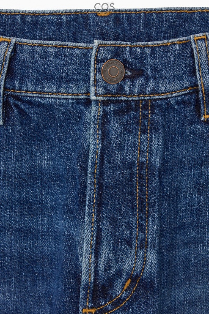 Mid-Blue COS Pillar Jeans - Tapered | SW74-U0PX