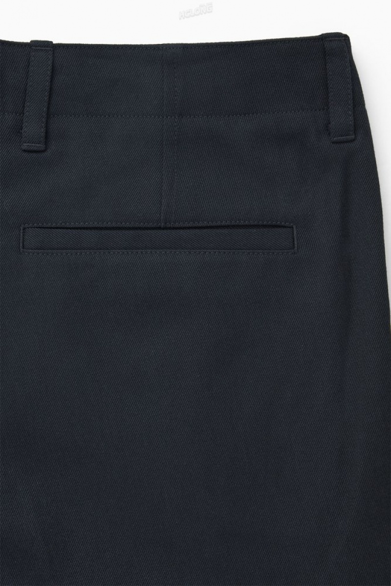 Navy COS Tapered Cargo Trousers | MH67-T5NG