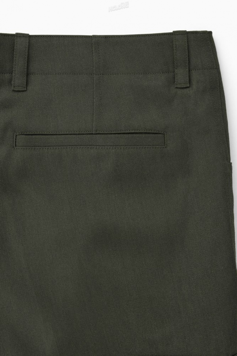 Navy COS Tapered Cargo Trousers | ZG57-A0OI