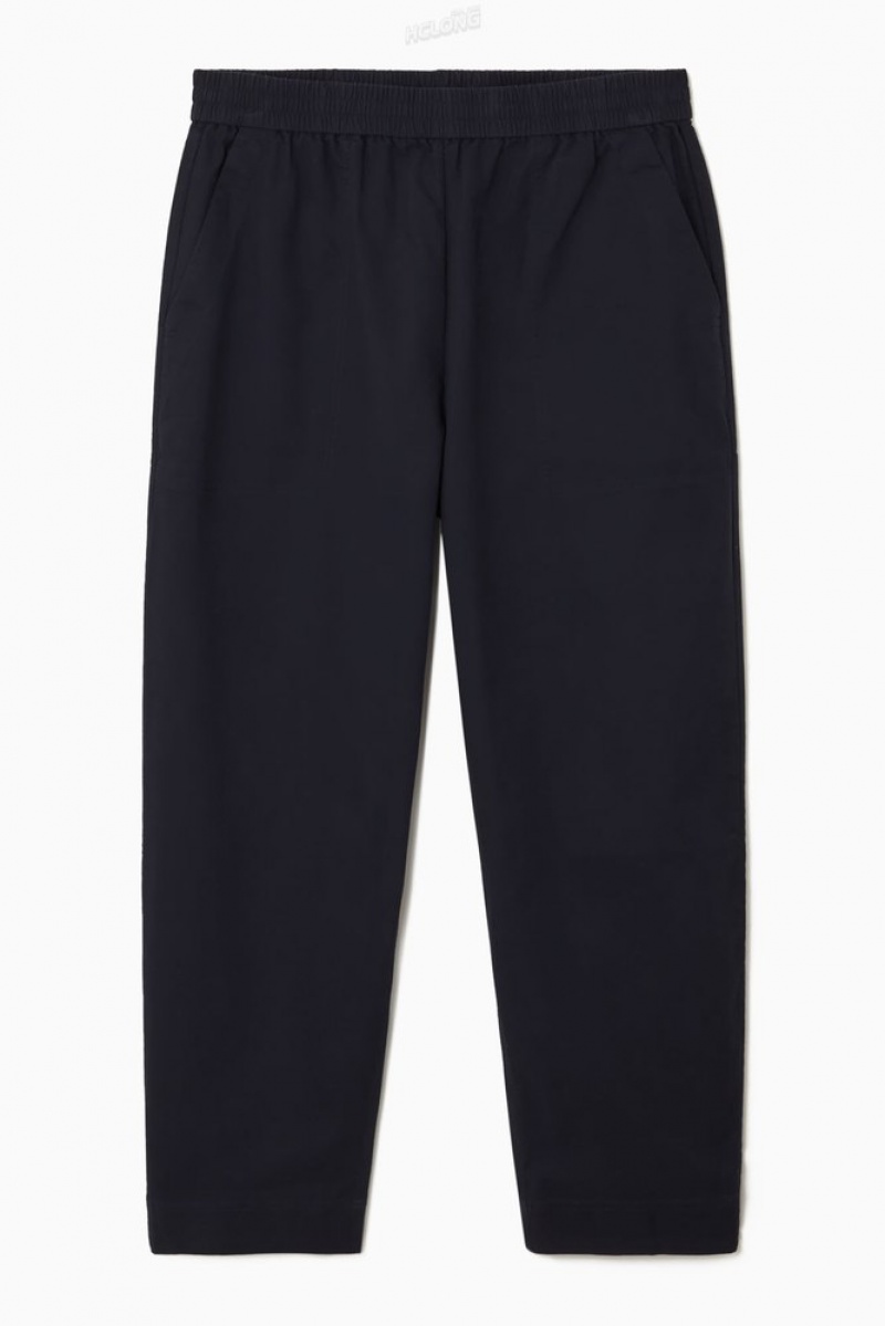 Off-White COS Elasticated Twill Pants | QI20-M9SB