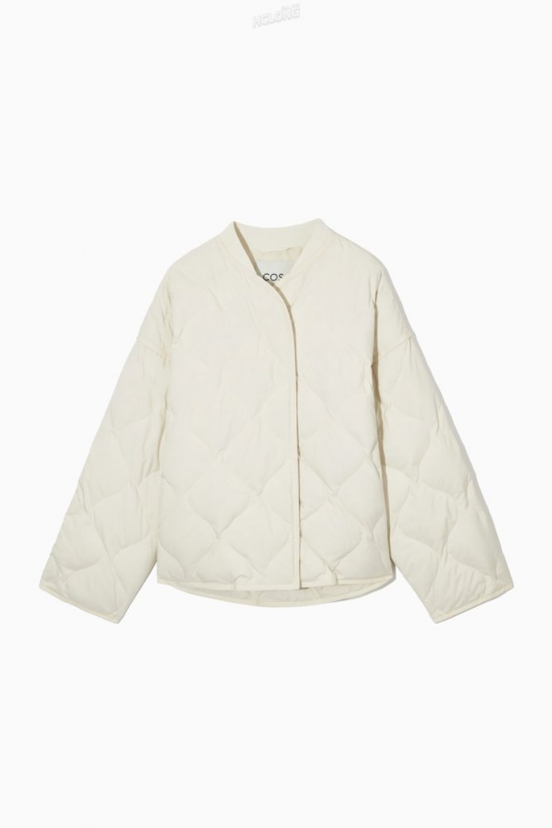 Off-White COS Oversized Quilted Jacket | YH66-P9NA