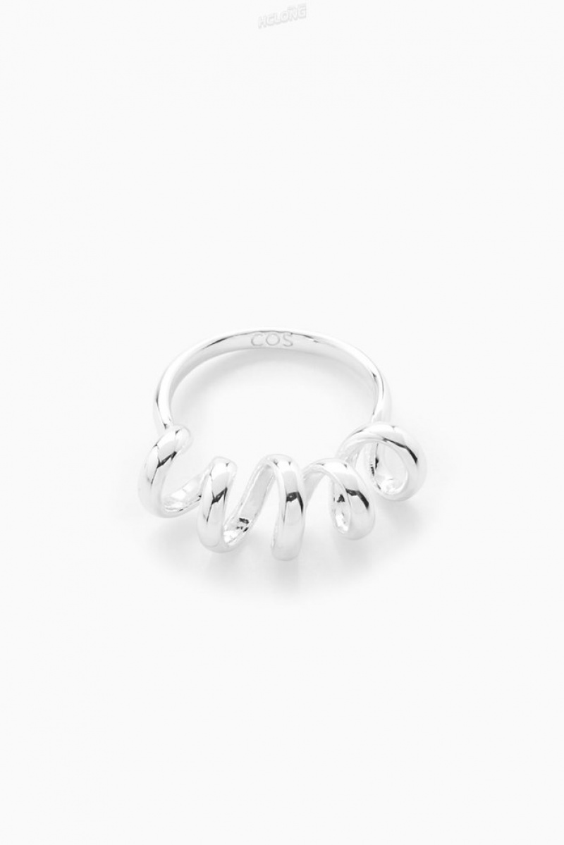 Silver COS Spiral Ring | NU40-K8RM