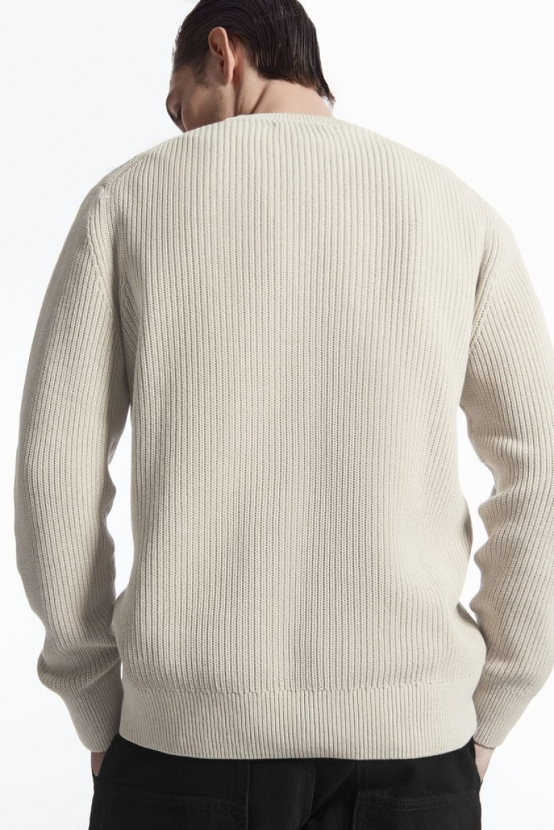 Stone COS Stone-Washed Knitted Jumper | XW44-C9IQ