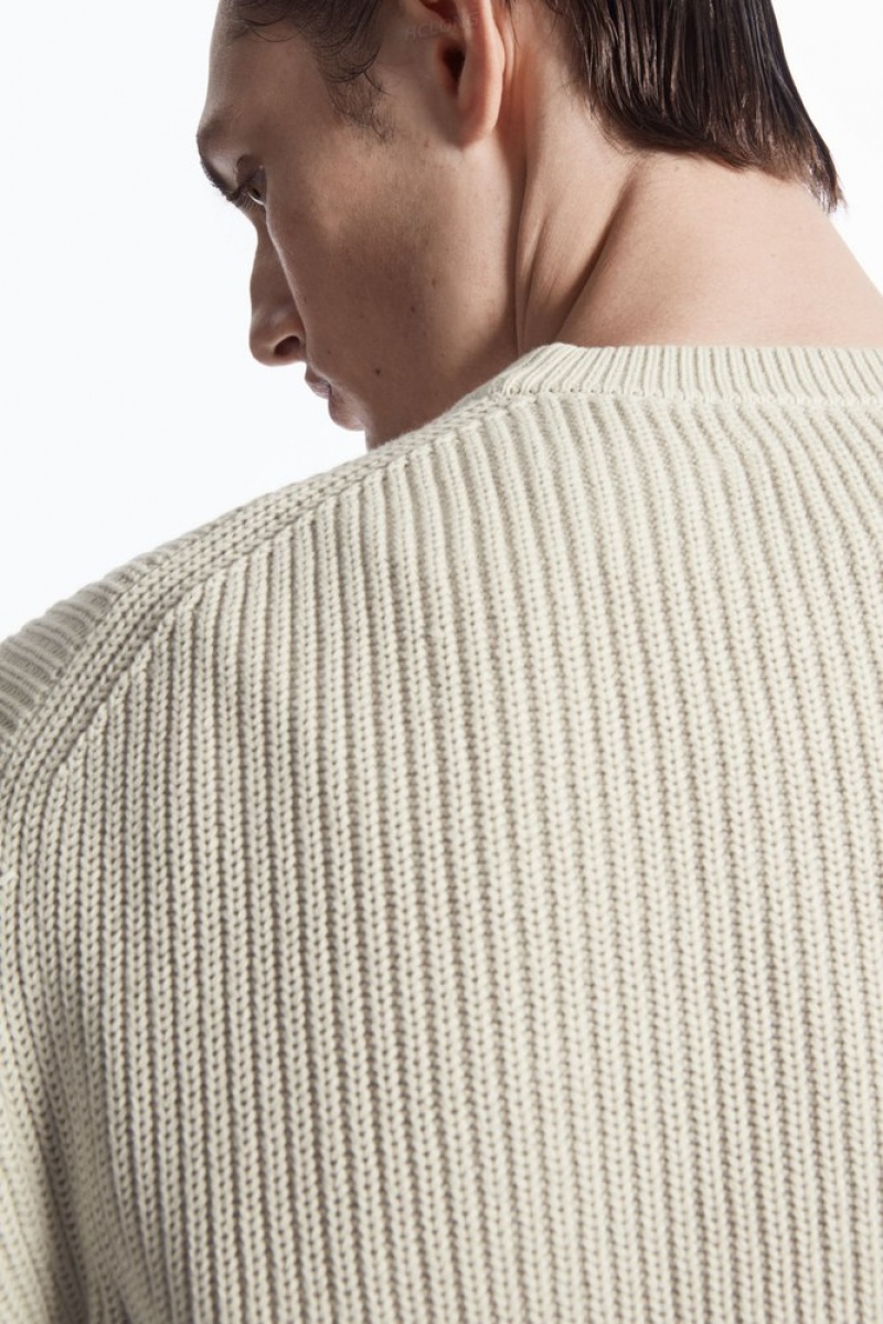 Stone COS Stone-Washed Knitted Jumper | XW44-C9IQ