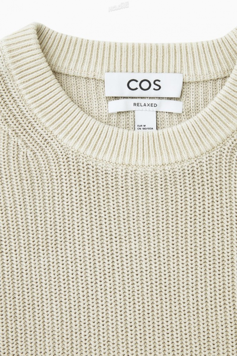 Stone COS Stone-Washed Knitted Jumper | XW44-C9IQ